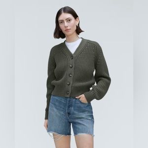 The texture cotton Cardigan